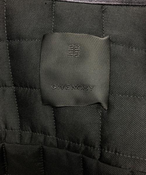 GIVENCHY（ジバンシィ）GIVENCHY (ジバンシィ) キルティングフランネルオーバーシャツ ブラック サイズ:39の古着・服飾アイテム