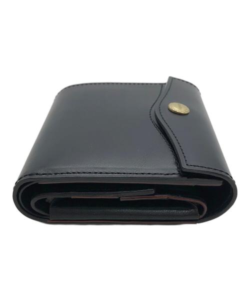 GANZO（ガンゾ）GANZO (ガンゾ) 3つ折り財布 ブラックの古着・服飾アイテム