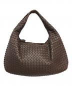 BOTTEGA VENETAボッテガベネタ）の古着「イントレチャートハンドバッグ」｜ブラウン