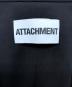 中古・古着 ATTACHMENT (アタッチメント) テーラードジャケット ブラック サイズ:3：11000円