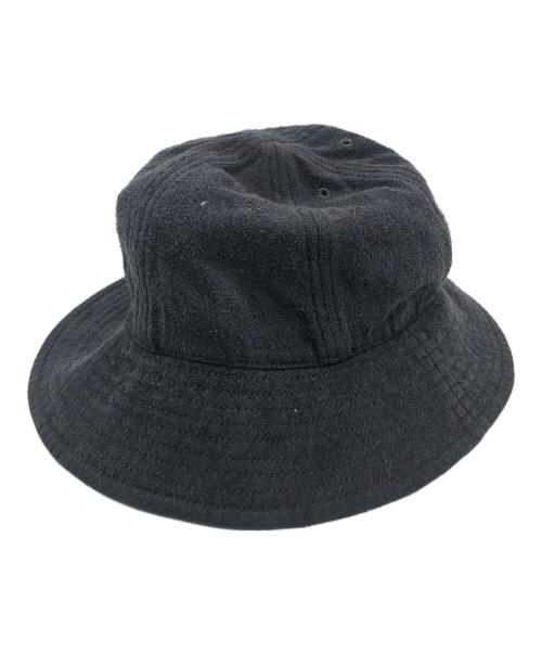 COMOLI（コモリ）COMOLI (コモリ) シルクネップハット ブラックの古着・服飾アイテム