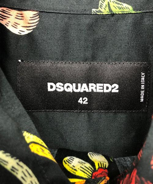 DSQUARED2（ディースクエアード）DSQUARED2 (ディースクエアード) 長袖シャツ ブラック サイズ:42の古着・服飾アイテム