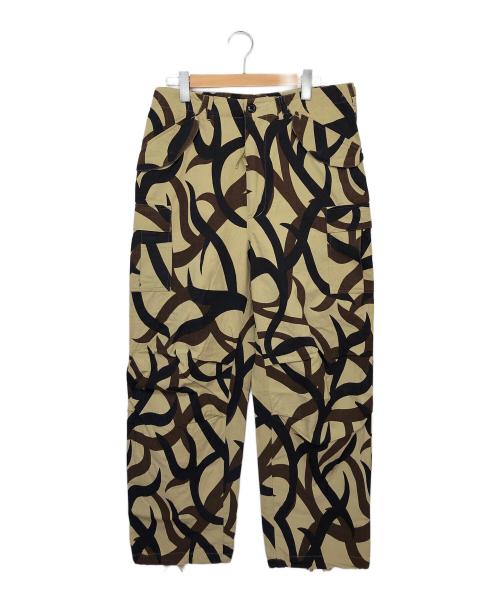 BACKERS（バッカーズ）BACKERS (バッカーズ) ミリタリーパンツ カーキ サイズ:Lの古着・服飾アイテム