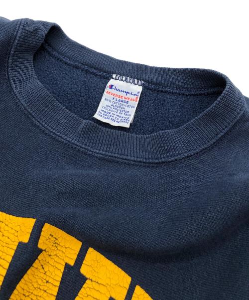 Champion REVERSE WEAVE（チャンピオン リバース ウィーブ）Champion REVERSE WEAVE (チャンピオン リバース ウィーブ) Champion REVERSE WEAVE ネイビー サイズ:XLの古着・服飾アイテム