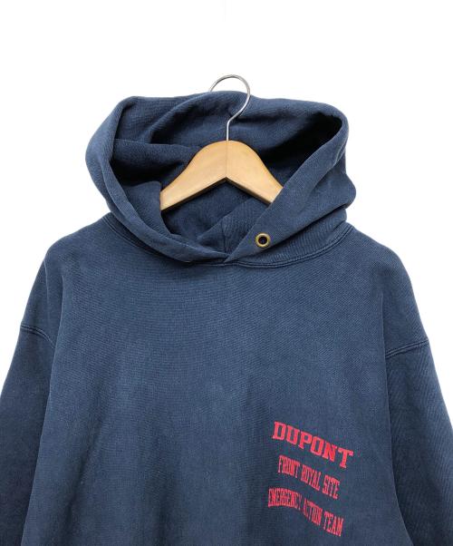 Champion REVERSE WEAVE（チャンピオン リバース ウィーブ）Champion REVERSE WEAVE (チャンピオン リバース ウィーブ) EMERGENCY ACTION TEAMロゴ ブルー サイズ:Lの古着・服飾アイテム