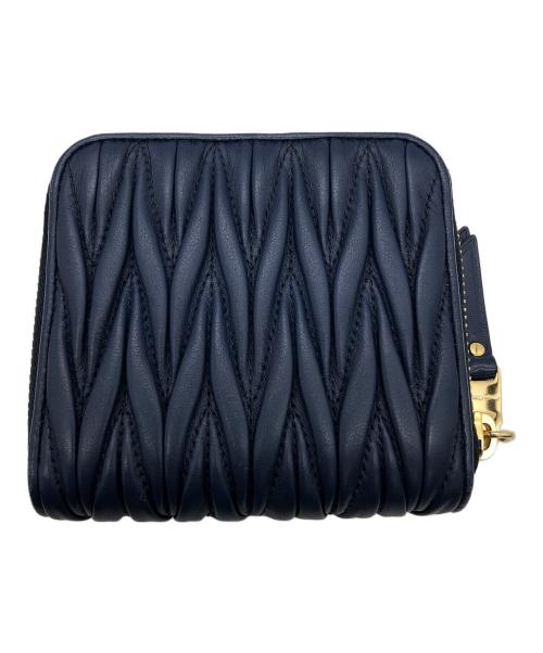 MIU MIU（ミュウミュウ）MIU MIU (ミュウミュウ) 5ML522 ネイビーの古着・服飾アイテム