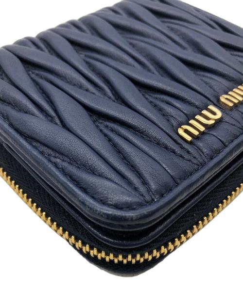 MIU MIU（ミュウミュウ）MIU MIU (ミュウミュウ) 5ML522 ネイビーの古着・服飾アイテム