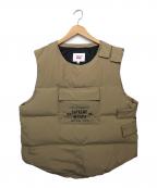 WTAPS×SUPREMEダブルタップス×シュプリーム）の古着「TACTICAL DOWN VEST」｜コヨーテブラウン