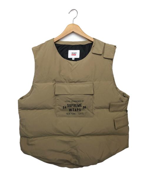 WTAPS（ダブルタップス）WTAPS (ダブルタップス) SUPREME (シュプリーム) TACTICAL DOWN VEST コヨーテブラウン サイズ:Mの古着・服飾アイテム