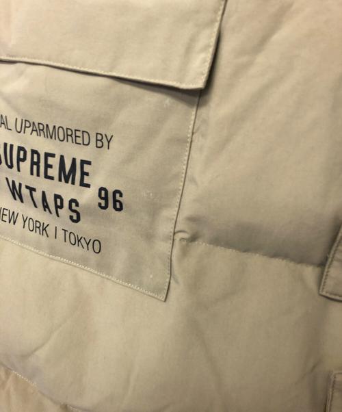 WTAPS（ダブルタップス）WTAPS (ダブルタップス) SUPREME (シュプリーム) TACTICAL DOWN VEST コヨーテブラウン サイズ:Mの古着・服飾アイテム