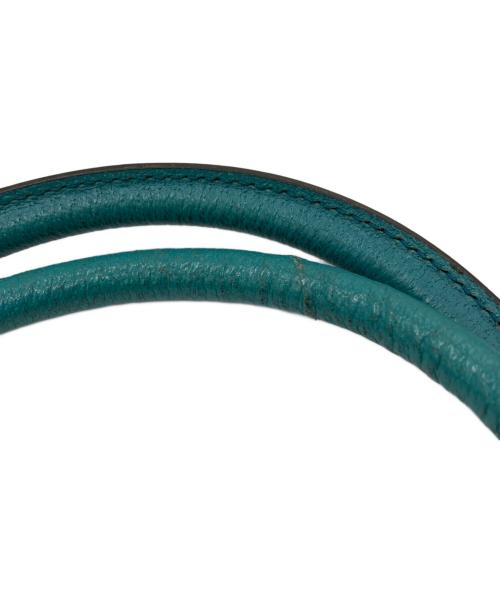 GUCCI（グッチ）GUCCI (グッチ) ニュージャッキー　ハンドバッグ グリーン×ベージュの古着・服飾アイテム