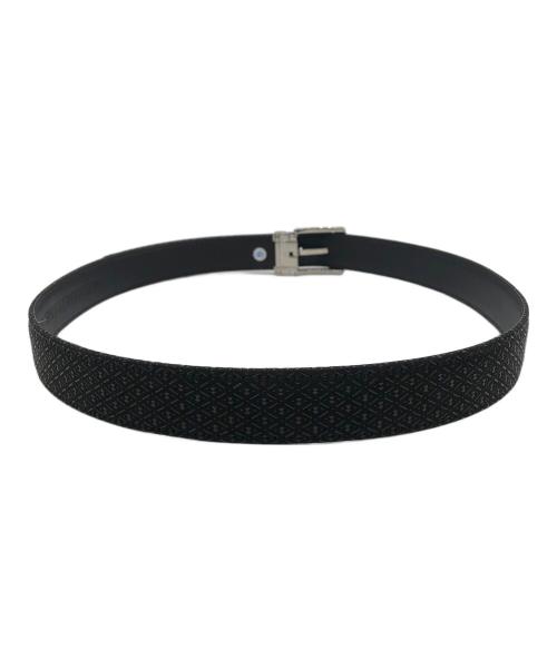 印傳屋（インデンヤ）印傳屋 (インデンヤ) ベルト ブラックの古着・服飾アイテム