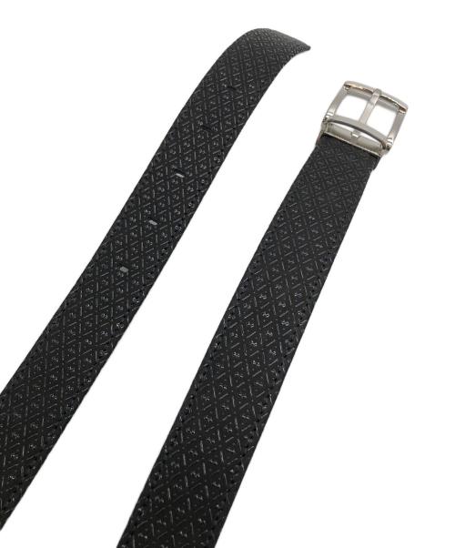 印傳屋（インデンヤ）印傳屋 (インデンヤ) ベルト ブラックの古着・服飾アイテム