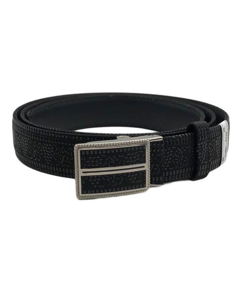印傳屋（インデンヤ）印傳屋 (インデンヤ) ベルト ブラックの古着・服飾アイテム