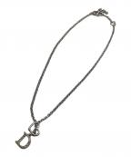 Christian Diorクリスチャン ディオール）の古着「Dロゴネックレス」｜シルバー