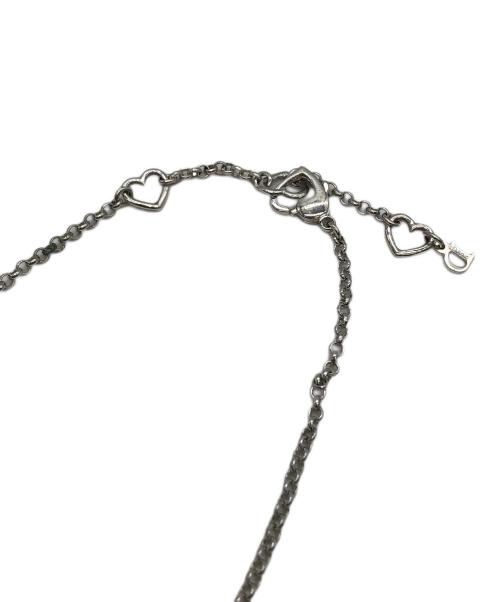 Christian Dior（クリスチャン ディオール）Christian Dior (クリスチャン ディオール) Dロゴネックレス シルバーの古着・服飾アイテム