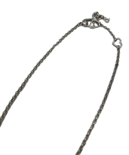Christian Dior（クリスチャン ディオール）Christian Dior (クリスチャン ディオール) Dロゴネックレス シルバーの古着・服飾アイテム