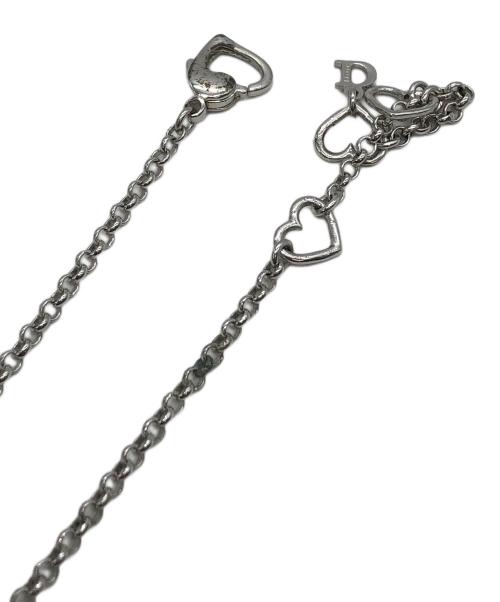 Christian Dior（クリスチャン ディオール）Christian Dior (クリスチャン ディオール) Dロゴネックレス シルバーの古着・服飾アイテム