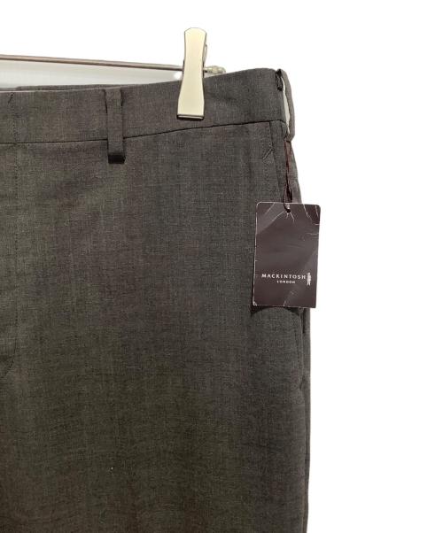 MACKINTOSH LONDON（マッキントッシュ ロンドン）MACKINTOSH LONDON (マッキントッシュ ロンドン) ノータック スラックス グレー サイズ:88の古着・服飾アイテム