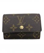 LOUIS VUITTONルイ ヴィトン）の古着「モノグラム ポルトモネ プラ」｜ブラウン
