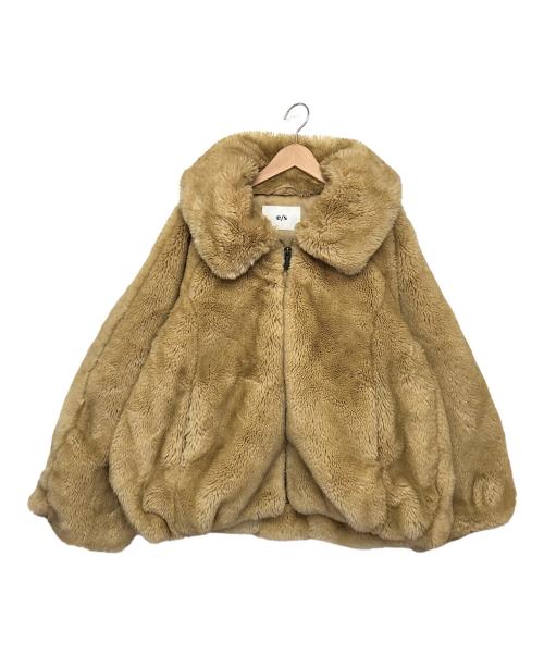 e/s（エマスライ）E/S (エマスライ) 030FAA01-4380　ファージャケット ベージュ サイズ:FREEの古着・服飾アイテム