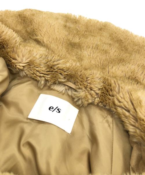 e/s（エマスライ）E/S (エマスライ) 030FAA01-4380　ファージャケット ベージュ サイズ:FREEの古着・服飾アイテム