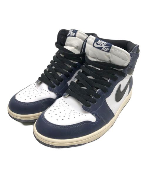 NIKE（ナイキ）NIKE (ナイキ) AIR JORDAN 1 HIGH OG DZ5485-401 ネイビー×ホワイト サイズ:27cmの古着・服飾アイテム