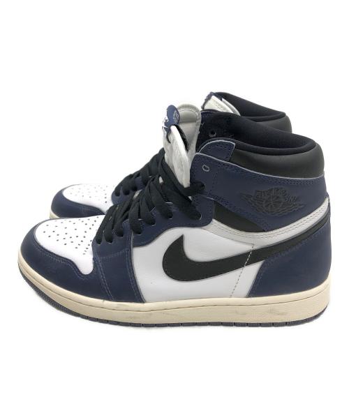 NIKE（ナイキ）NIKE (ナイキ) AIR JORDAN 1 HIGH OG DZ5485-401 ネイビー×ホワイト サイズ:27cmの古着・服飾アイテム