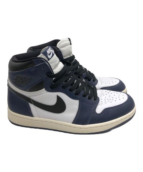 NIKE（ナイキ）NIKE (ナイキ) AIR JORDAN 1 HIGH OG DZ5485-401 ネイビー×ホワイト サイズ:27cmの古着・服飾アイテム