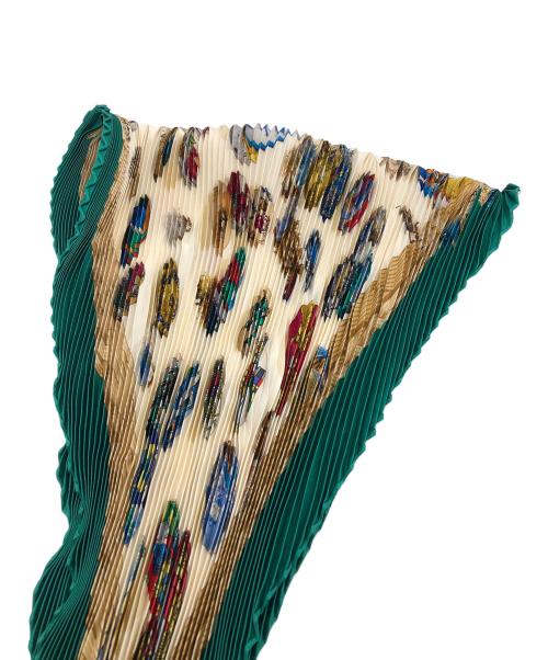 HERMES（エルメス）HERMES (エルメス) COUVEE D'HERMES グリーン×ホワイトの古着・服飾アイテム