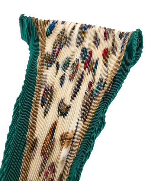 HERMES（エルメス）HERMES (エルメス) COUVEE D'HERMES グリーン×ホワイトの古着・服飾アイテム