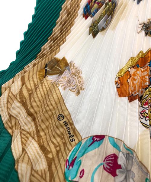 HERMES（エルメス）HERMES (エルメス) COUVEE D'HERMES グリーン×ホワイトの古着・服飾アイテム