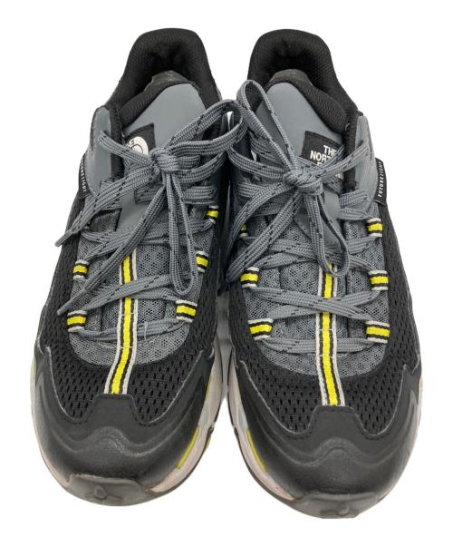 THE NORTH FACE（ザ ノース フェイス）THE NORTH FACE (ザ ノース フェイス) トレイルランニングシューズ ブラック×イエロー サイズ:25.5の古着・服飾アイテム
