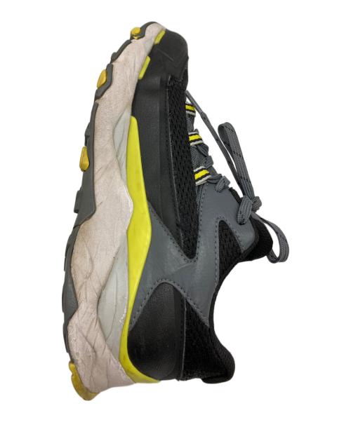 THE NORTH FACE（ザ ノース フェイス）THE NORTH FACE (ザ ノース フェイス) トレイルランニングシューズ ブラック×イエロー サイズ:25.5の古着・服飾アイテム