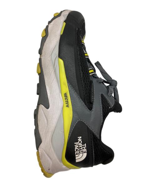 THE NORTH FACE（ザ ノース フェイス）THE NORTH FACE (ザ ノース フェイス) トレイルランニングシューズ ブラック×イエロー サイズ:25.5の古着・服飾アイテム