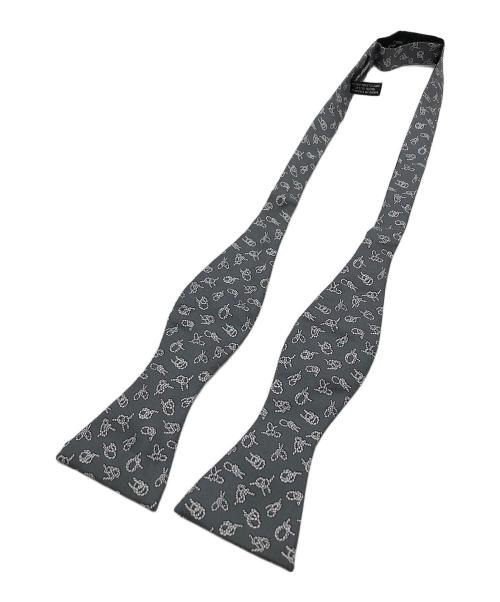 HERMES（エルメス）HERMES (エルメス) シルクネクタイ グレー サイズ:FREEの古着・服飾アイテム