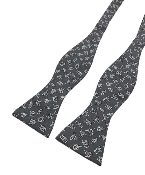 HERMES（エルメス）HERMES (エルメス) シルクネクタイ グレー サイズ:FREEの古着・服飾アイテム