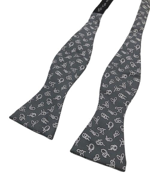 HERMES（エルメス）HERMES (エルメス) シルクネクタイ グレー サイズ:FREEの古着・服飾アイテム