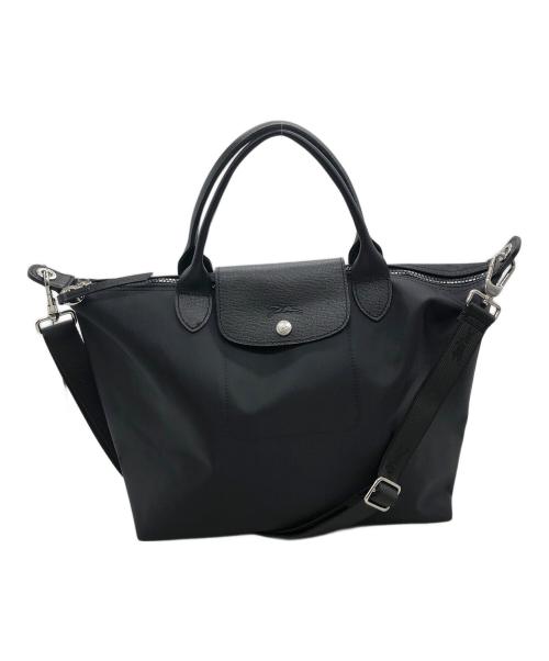 LONGCHAMP（ロンシャン）LONGCHAMP (ロンシャン) 2WAYバッグ ブラックの古着・服飾アイテム