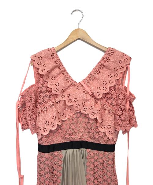 SELF PORTRAIT（セルフ ポートレイト）SELF PORTRAIT (セルフ ポートレイト) ワンピース ピンク サイズ: M (US 6)の古着・服飾アイテム