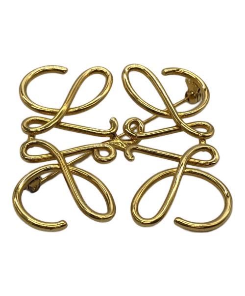 LOEWE（ロエベ）LOEWE (ロエベ) ブローチ ゴールドの古着・服飾アイテム