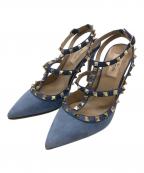 VALENTINO GARAVANIヴァレンティノ・ガラヴァーニ）の古着「ハイヒールパンプス」｜ブルー