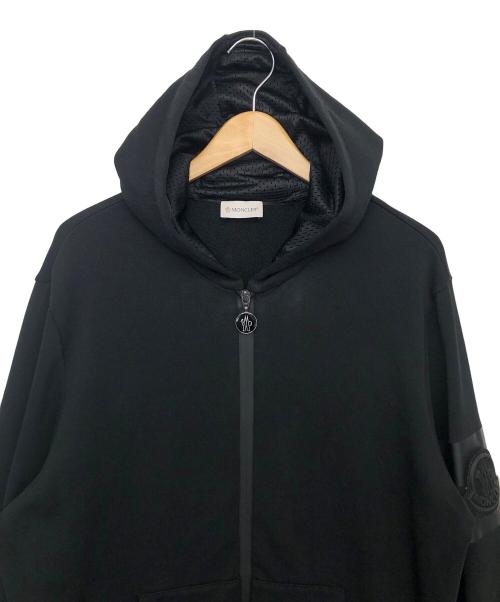 MONCLER（モンクレール）MONCLER (モンクレール) MAGLIA CARDIGAN/ジップパーカー ブラック サイズ:Lの古着・服飾アイテム