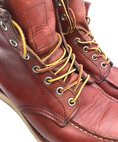 RED WING（レッドウィング）RED WING (レッドウィング) 6インチクラシックモックブーツ ブラウン サイズ:UK9の古着・服飾アイテム