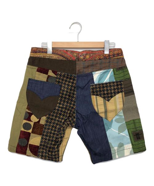 MONITALY（モニタリー）MONITALY (モニタリー) パッチワークハーフパンツ ベージュ サイズ:M 未使用品の古着・服飾アイテム