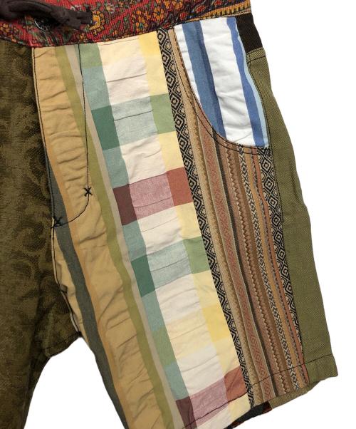 MONITALY（モニタリー）MONITALY (モニタリー) パッチワークハーフパンツ ベージュ サイズ:M 未使用品の古着・服飾アイテム