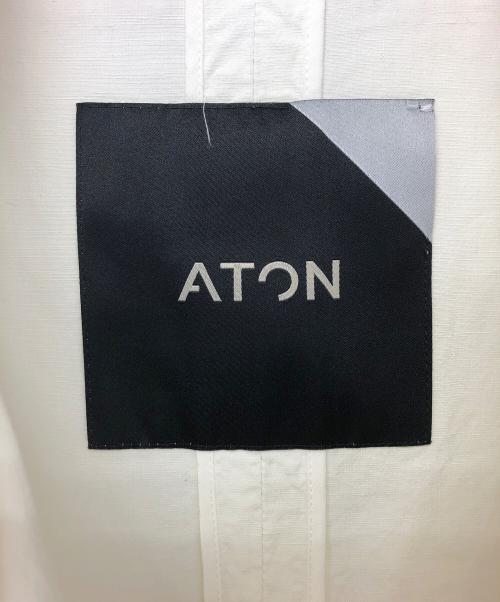 ATON（エイトン）ATON (エイトン) ロングコート ホワイト サイズ:06の古着・服飾アイテム