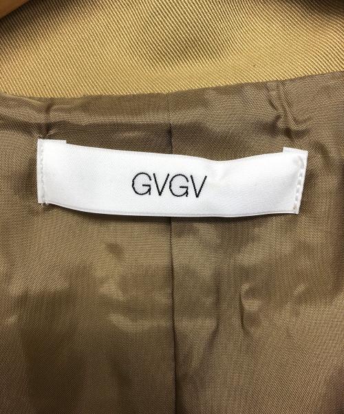 G.V.G.V（ジーヴィージーヴィー）G.V.G.V (ジーヴィージーヴィー) GV1921001　ダブルジャケット カーキ サイズ:44の古着・服飾アイテム