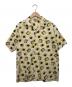 STAR OF HOLLYWOOD（スターオブハリウッド）の古着「オープンカラーシャツ」｜ベージュ×イエロー