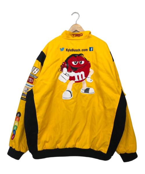 NASCAR（ナスカー）NASCAR (ナスカー) JH Design (ジェイエイチデザイン) M&Ms ブルゾン イエロー サイズ:3XLの古着・服飾アイテム
